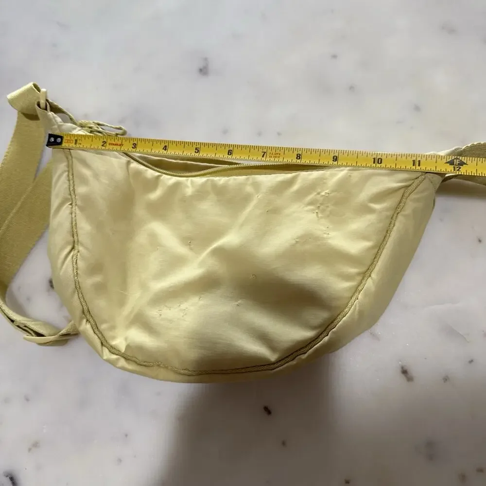 Uniqlo Round Crescent Mini Shoulder Bag Crossbody Sling, Yellow
